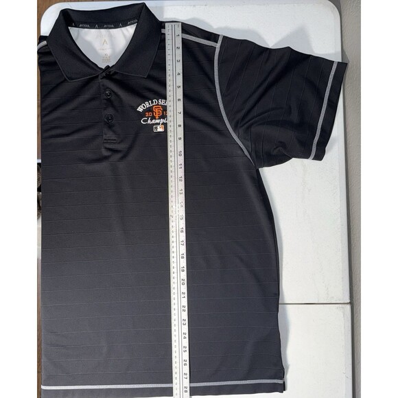 San Francisco Giants 2012 World Series Champion Black Short Sleeve Polo Mens XL - Picture 6 of 8